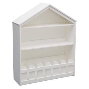 imageSerta Happy Home Storage Bookcase  Ideal for Books Decor Homeschooling ampamp More Bianca White