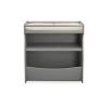 imageDelta Children 2in1 Changing Table and Storage Unit with Changing Pad GreyGrey
