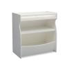 imageDelta Children 2in1 Changing Table and Storage Unit with Changing Pad GreyBianca White
