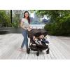 imageDelta Children Cruzer Double Stroller  Lightweight Side by Side with Reclining Seats Extendable Canopies and Flat Fold Black