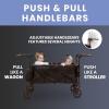 imageDelta Children Hercules Stroller Wagon for 2 Kids Versatile Stroller Wagon with Canopy PushPull Handles Cup Holders and Storage Pockets Compact Fold is Great for Travel Black