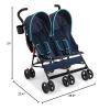 imageDelta Children LX Side by Side Stroller  with Recline Storage ampamp Compact Fold GreyNight Sky