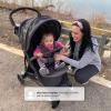 imageJeep Gemini Stroller by Delta Children  Full of Features Easy OneHand Fold Recline Lightweight Oversized Canopy 2 Cup Holders Shock Absorbing Frame Grey Tweed