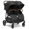 imageDelta Children Cruzer Double Stroller  Lightweight Side by Side with Reclining Seats Extendable Canopies and Flat Fold Black