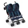 imageDelta Children LX Side by Side Stroller  with Recline Storage ampamp Compact Fold GreyNight Sky