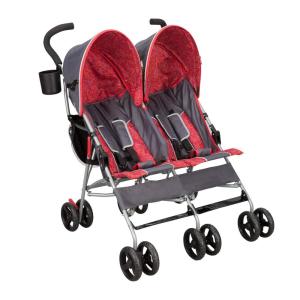 imageDelta Children LX Side by Side Stroller  with Recline Storage ampamp Compact Fold GreyGrey