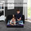 imageBatman Cozee FlipOut Sofa  2in1 Convertible Sofa to Lounger for Kids by Delta ChildrenMarvel Black Panther