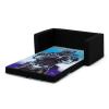 imageBatman Cozee FlipOut Sofa  2in1 Convertible Sofa to Lounger for Kids by Delta ChildrenMarvel Black Panther