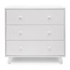 imageDelta Children Ava 3 Drawer Dresser with Changing Top Greenguard Gold Certified WhiteDresser  Changing Top Interlocking