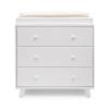 imageDelta Children Ava 3 Drawer Dresser with Changing Top Greenguard Gold Certified WhiteDresser  Changing Top Interlocking