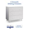 imageDelta Children Ava 3 Drawer Dresser with Changing Top Greenguard Gold Certified WhiteDresser