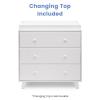 imageDelta Children Ava 3 Drawer Dresser with Changing Top Greenguard Gold Certified WhiteDresser