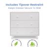 imageDelta Children Ava 3 Drawer Dresser with Changing Top Greenguard Gold Certified WhiteDresser