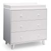 imageDelta Children Ava 3 Drawer Dresser with Changing Top Greenguard Gold Certified WhiteDresser
