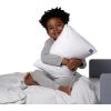 imageDelta Children Gap babyGap Toddler Pillow with 2 Cooling Covers WhiteGrey Stripe