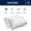 imageDelta Children Gap babyGap Toddler Pillow with 2 Cooling Covers WhiteGrey Stripe