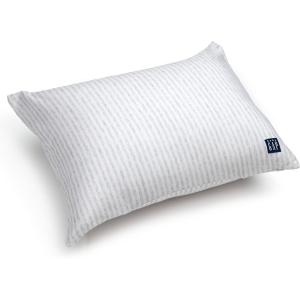 imageDelta Children Gap babyGap Toddler Pillow with 2 Cooling Covers WhiteGrey Stripe