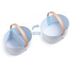 imageDelta Children Gap babyGap 3Pack Nested Fabric Storage Bins with Handles BlueBlue