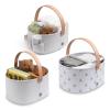 imageDelta Children Gap babyGap 3Pack Nested Fabric Storage Bins with Handles BlueTan
