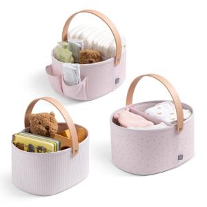 imageDelta Children Gap babyGap 3Pack Nested Fabric Storage Bins with Handles BluePink