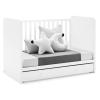 imageGAP babyGap Graham 4in1 Convertible Crib with Storage Drawer  Greenguard Gold Certified Bianca White