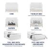 imageGAP babyGap Oxford 6in1 Convertible Crib  Greenguard Gold Certified Bianca WhiteNaturalBianca White