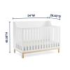 imageGAP babyGap Oxford 6in1 Convertible Crib  Greenguard Gold Certified Bianca WhiteNaturalBianca White