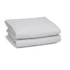 imageSerta Sertapedic Crib Mattress Liner Pads Pack of 2  100 Waterproof with Nanotex Technology  Ideal for Potty Training  Washable White50x27 Inch Pack of 2