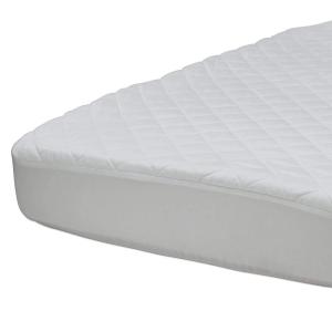 imageBeautyrest Kids Fitted Crib Mattress Pad  Waterproof  52 x 28  Machine Washable White