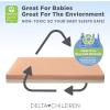 imageDelta Children Summer Breeze Mattress  Breathable Baby Crib ampamp Toddler Mattress with Cloud Core  Machine Washable Cover  GREENGUARD Gold  Waterproof  Sustainably Sourced Core ApricotWhiteMattress Only
