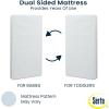 imageSerta Perfect Start Dual Sided Baby Crib Mattress ampamp Toddler Mattress  Waterproof  6quot Premium Sustainably Sourced Fiber Core  GREENGUARD Gold Certified  7 Year Warranty  Made in USAMattress Only