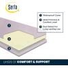 imageSerta Sertapedic Petals Dual Sided Premium Recycled Fiber Core Crib and Toddler Mattress  Waterproof  GREENGUARD Gold Certified  Trusted 7 Year Warranty  Made in USA PinkPink