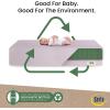 imageSerta Sertapedic Petals Dual Sided Premium Recycled Fiber Core Crib and Toddler Mattress  Waterproof  GREENGUARD Gold Certified  Trusted 7 Year Warranty  Made in USA PinkPink