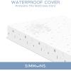 imageSimmons Kids Quiet Nights Dual Sided Baby Crib Mattress ampamp Toddler Mattress  Sustainably Sourced Core  Waterproof  Hypoallergenic  GREENGUARD Gold Certified Natural  Ideal Firmness  Made in USAWhite