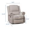 imageDelta Children Dylan Nursery Recliner Glider Swivel Chair FlaxFlax