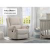 imageDelta Children Dylan Nursery Recliner Glider Swivel Chair FlaxFlax