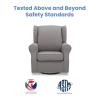 imageDelta Children Reston Nursery Glider Swivel Rocker Chair French GreyFrench Grey