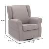 imageDelta Children Reston Nursery Glider Swivel Rocker Chair French GreyFrench Grey
