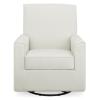 imageDelta Children Sophie Nursery Glider Swivel Chair with LiveSmart Performance Fabric Fabric Light CreamLight Cream