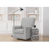 imageDelta Children Sophie Nursery Glider Swivel Chair with LiveSmart Performance Fabric Fabric Light CreamNickel