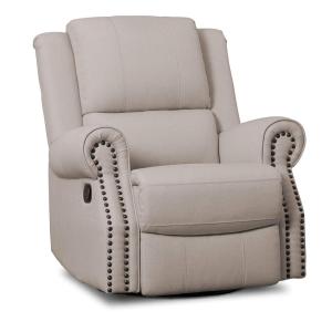 imageDelta Children Dylan Nursery Recliner Glider Swivel Chair FlaxFlax