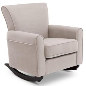 imageDelta Children Lancaster Rocking Chair Featuring Live Smart Fabric LinenLinen