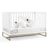 imageDelta Children Jade Changing TableCart White MelamineBronzeBianca WhiteBronze