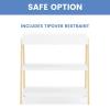 imageDelta Children Scout Changing Table  Greenguard Gold Certified Bianca WhiteBianca WhiteNatural
