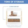 imageDelta Children Scout Changing Table  Greenguard Gold Certified Bianca WhiteBianca WhiteNatural