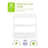 imageDelta Children Scout Changing Table  Greenguard Gold Certified Bianca WhiteNaturalBianca White