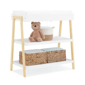 imageDelta Children Scout Changing Table  Greenguard Gold Certified Bianca WhiteBianca WhiteNatural