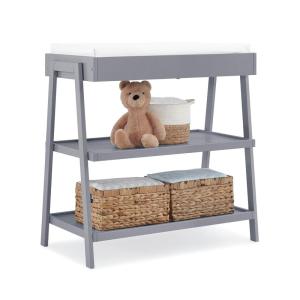 imageDelta Children Scout Changing Table  Greenguard Gold Certified Bianca WhiteGrey