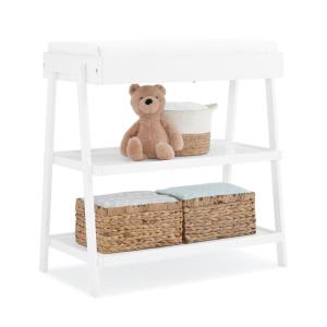 imageDelta Children Scout Changing Table  Greenguard Gold Certified Bianca WhiteNaturalBianca White