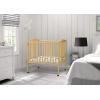 imageDelta Children Folding Portable Mini Baby Crib with 15inch Mattress  Greenguard Gold Certified GreyNatural